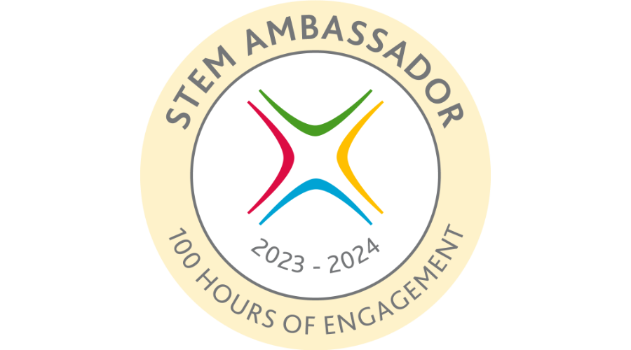 Stem Ambassador Award 2024 for 100 hours of volunteering